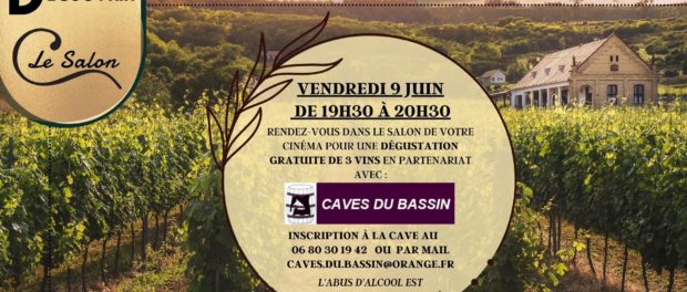 Dégustation de vins – Les Caves du Bassin