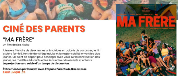 Ciné des Parents – « Ma frère »