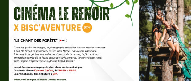 Cinéma Le Renoir x Bisc&rsquo;Aventure